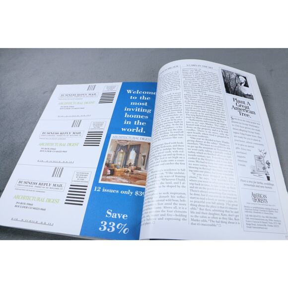 Architectural Digest Magazine June 2000 Luxury Interiors & Home Design Issue - Picture 4 of 7